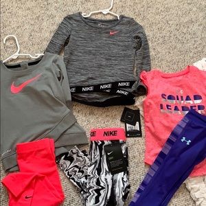 Athletic bundle NWT Nike and under armour